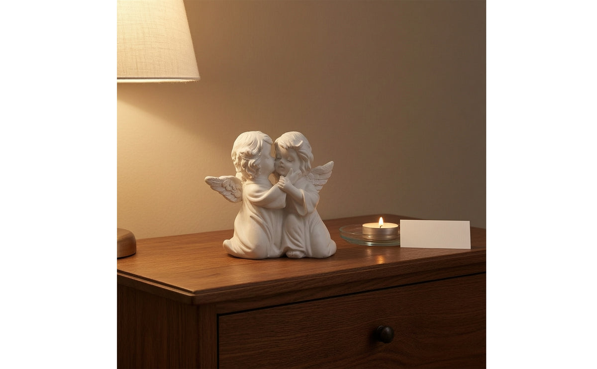 Angel Figurine Detailed Angel Sculpture Sculpted for Collectors, Art Lovers