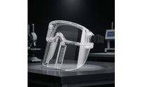High-Impact Safety Goggles with Detachable Face Guard Surrounding Safety Goggles with Flip-up Face Guard Comfortable Soft for Workshop