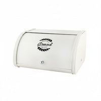 Flip Lid Storage Box Space-Saving Metal Bread Bin Multifunctional for Countertop
