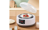 Digital Yogurt Maker with Stainless Steel Pot Electric Automatic Yogurt Maker Compact Fermentation Machine Adjustable for Home