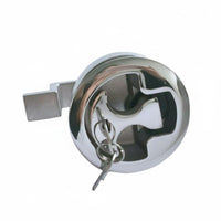 Marine T Handle Lock Polished Finish Stainless Steel T-Handle Latch Easy Installation Boat Hatch Latch for Yacht Owners, Boats, Yachts, RVs