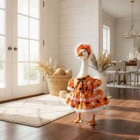 Porch Goose Dress Halloween Goose Outfit Decor Novelty Weather-Resistant for Homeowners, Yard, Garden