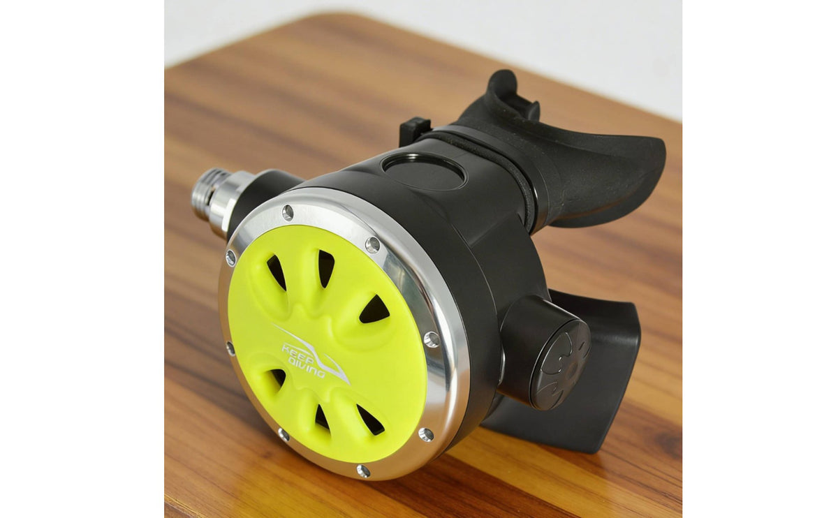 Adjustable Diving Auxiliary Regulator Regulator High Visibility Underwater Second Stage Regulator for Technical Divers