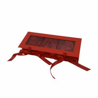 Folding Gift Box Flat Pack Window Gift Box Decorative Top
