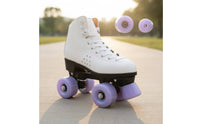 Four-Wheel Inline Wheels Shock Absorbing Four-Wheel Inline Replacement Wheels Fluid Ride Mixed Color Design