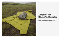 Multi-Use Rain Poncho Backpack Compatible Waterproof Hiking Poncho Portable Lightweight Rain Cape for Hikers, Campers, Camping, Mountaineering