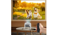 Display Device with Stand 1080p Native Android Display Device Auto Focus 650 Ansi for Movie Lovers, Bedroom, Living Room