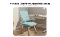 children's Homework Chair Support Adjustable Student Chair Stable Design for Students, Teens, Learning, Bedroom, Playroom