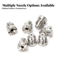 Stainless Steel Foam Generator Nozzle Long-Lasting Foam Cannon Nozzle Leak-Proof Seal for Professionals