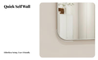 HD Reflection Self Acrylic Mirror High-Clarity Acrylic Full Body Mirror Lightweight Shatterproof for Renters, Students, Kids, Dorm Room, Closet Door
