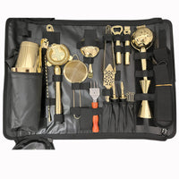 Creative Black Bar Tool Storage Bag Portable Bartender Kit Organizer
