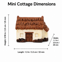 miniature house figurines