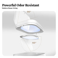 Odor-Resistant Diaper Bin Double Lid Design Close Ed Nappy Disposal System Odor Close Ing Trash Can Hygienic Cat Litter Disposal