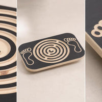 Wooden Balance Board with Maze Long-Lasting Balance Board with Maze Exercise Equipment High-Quality Premium for Children