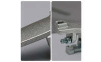 Replacement Foot Pedal Plate Metal Lever Plate with Bolt Hydraulic Control Pedal Lever Non-Slip for Maintenance Technicians