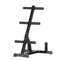 Barbell Plate Rack Triangular Barbell Plate Rack with Holders Space-Saving for Home Gym Owners
