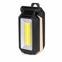 Long-Lasting LED Work Light with Bracket Foldable COB Work Light Rugged Lighting Handsunrestricted for Mechanics, Workshop, Auto Repair, Camping, Emergency