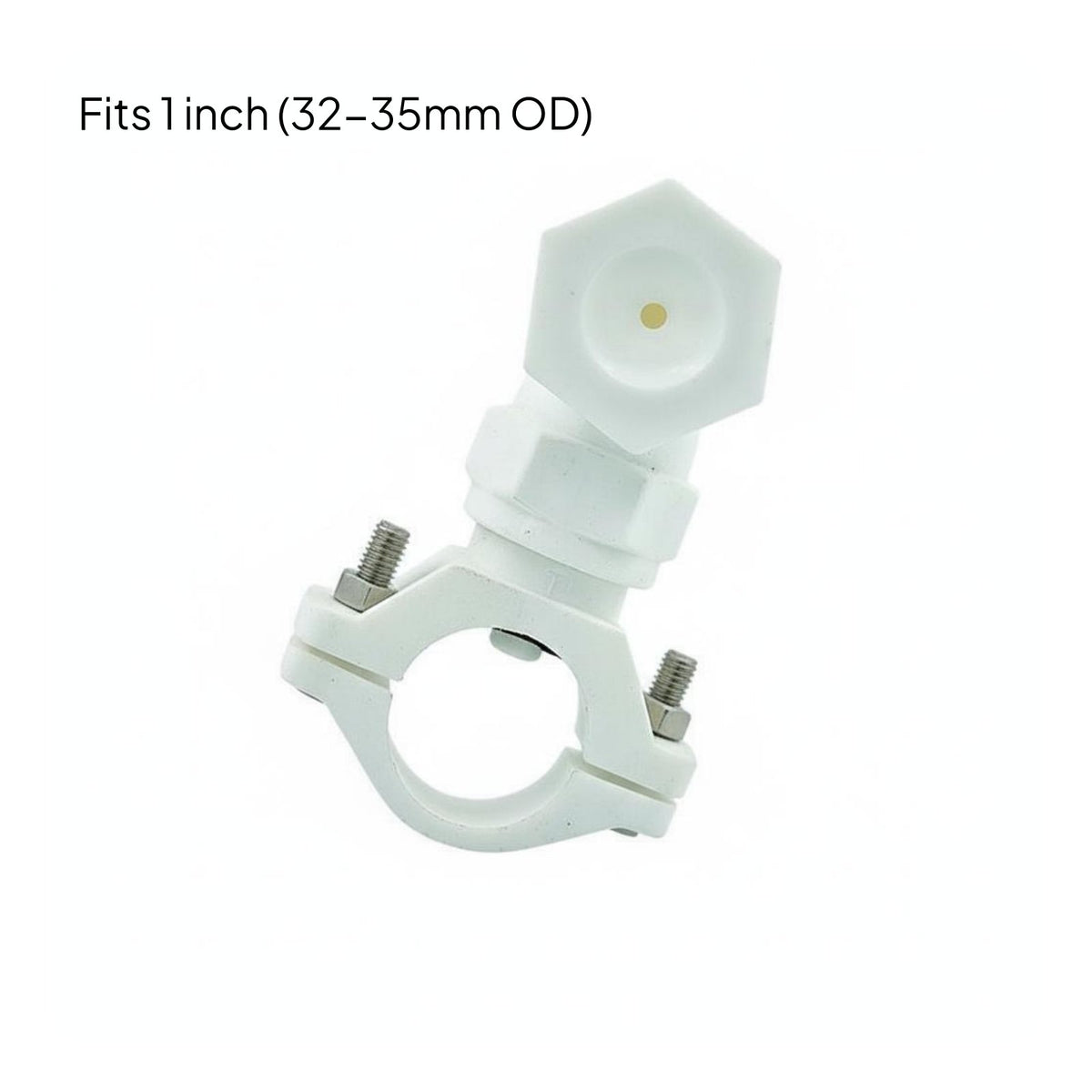 Easy Installation Snap-on Spray Nozzle Leak-Proof Pipe Clamp Misting Head Long-Lasting for Humidification, Dust Suppression, Cooling