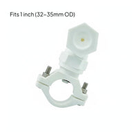 Easy Installation Snap-on Spray Nozzle Leak-Proof Pipe Clamp Misting Head Long-Lasting for Humidification, Dust Suppression, Cooling