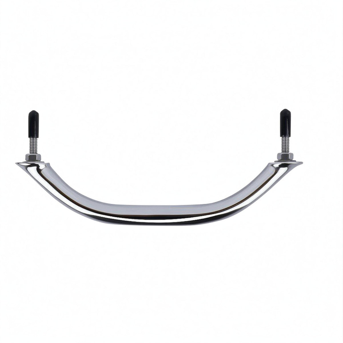 Curved Grab Bar 304 Stainless Steel Grab Handle Bathroom Handrail Polished Silver Handrail Oval Cylindrical for Wet Areas