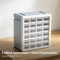 24-Compartment Drawer Cabinet Pull-out Drawers 24-Drawer Organizer