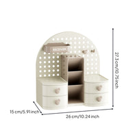 Desk Pegboard Storage rackSaving Desktop Organizer with Pegboard Compact