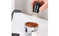 Stainless Steel WDT Espresso Distribution Tool Compact Espresso Distribution Tool Food Safe Distributor Comfortable Grip for Baristas, Cafes