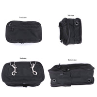 Side-Mount BCD Pouch D-Loop Attachment Dive BCD Storage Bag Compact Water Sports Gear for Divers