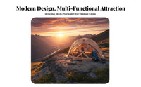 Geodesic Tent Tent Large Viewing Unfoldings Outsidedoor Shelter Retardant Camping Gear for Campers, Residents, Glamping, Outsidedoors, Summit Areas