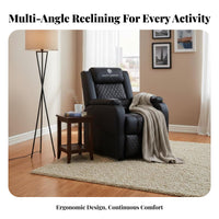 Reclinable Reclining Gaming Sofa Adjustable rearrest Multi-Position Recliner Heavily Cushioned Lounge Chair Ergonomic Design for video game enthusiasts, Internet Cafe Owners, Movie aficionados, Game Room, Bedroom, Home Theater