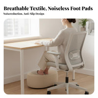 Non-Slip Surface desk-level Footrest Angled desk-level foundation Foot Stool for Office Workers, People with Short Legs, Students, Workstation, Living Room, Gaming Setup