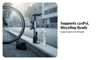Mini Cycle Hand Pump Portable Foldable Cycle Pump Aluminum Alloy