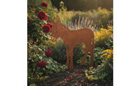 Outline Silhouette Garden Stake with Outline Whimsical Lawn Ornament for Lawns