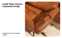 Small Space space-efficient Multi-Seater Settee Vintage Look Straightrear Settee centuryera Modern Sofa Sturdy Frame for Apartment Dwellers, Interior Design aficionados, Homeowners, Studio Flat, Lounge Area, Office