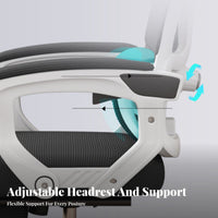 Ergonomic Recliner with Footrest 360° Swivel High-Back Recliner with Footrest