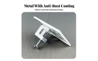 No-Holes Camera Mount Easy Installation Angle Iron Camera Holder Heavy-Duty Metal Mounting Hardware for Factory, Warehouse, Workshop