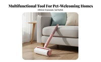 Pet Hair Remover Roller Multi-Use Extendable Sticky Roller Easy to Refill Carpet Hair Removal Tool for Homeowners, Car Owners, Home, Office, Travel