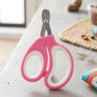 Nail Clippers for Felines and Dogs, 2 Pack Stainless Steel Pet Nail Clippers for Small Animals, Scissor Style for Non-Slip Pet Grooming and Care