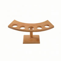 Sushi Hand-Roll Stand Bamboo Temaki Hand Roll Holder Temaki Stand Stable Tableware Easy to Clean for Home Hosts, Omakase Dining