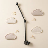 Wooden Mobile Holder with Clamp Minimalist Houten Mobielarm Voor Wieg Mobielarm Van Beukenhout Space-Saving for Infants, Nursery