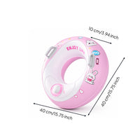 Double-Handle Swim Donut with Handles Comfortable Pool Buoy with Handles Jumbo Inflatable Pool Tube Deluxe for Swimmers, Beach