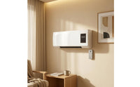 1800W Electric Heater Fan Rectangular Housing Wall Mounted Heater Front Grille Home Heating for Bathroom, Bedroom