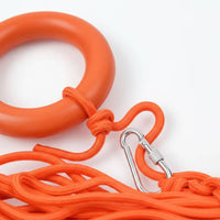 Buoyant Assistance Rope with Hook Lightweight Buoyant Rope with Hook Flotation cord for Rescuers, Boaters, Boating