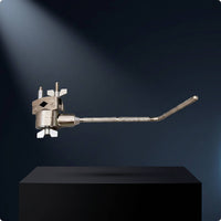 Adjustable Drum Accessory Clamp with Knurled Rod Sturdy Percussion Clamp with Mounting Hardware Universal Sturdy for Drummers, Percussionists, Recording Studio