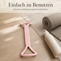 Figure-8 Silicone Resistance Band for Yoga and Fitness, Shoulder Opening and Back Beautifying