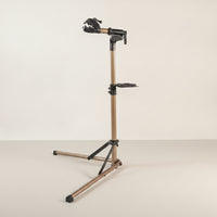 Aluminum Bike Repair Stand with Tool Tray Adjustable Bike Repair Stand Portable Bike Workstand Lightweight for Mechanics