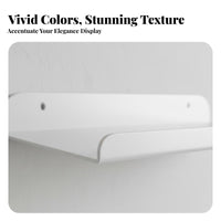 Nail Shelf Floating Metal Ledges for Neat Polish Storage
