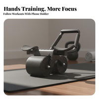Automatic Return Ab Wheel Anti-Slip Wheels Elbow Support Abdominal Exercise Wheel Abdominal Exercise Wheel Ergonomic Design