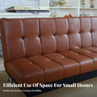 2-in-1 Design Fold-extendable Sofa Bed Space-Saving transformable Couch Easy Conversion Household Furniture Modern aesthetic for Apartment Dwellers, Students, Homeowners, Small Spaces, Living Room, Bedroom, Home Office