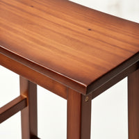 Tavern Stool Sturdy Bar Stools with Footrests Ergonomic Saddle Stool for Kitchen Island